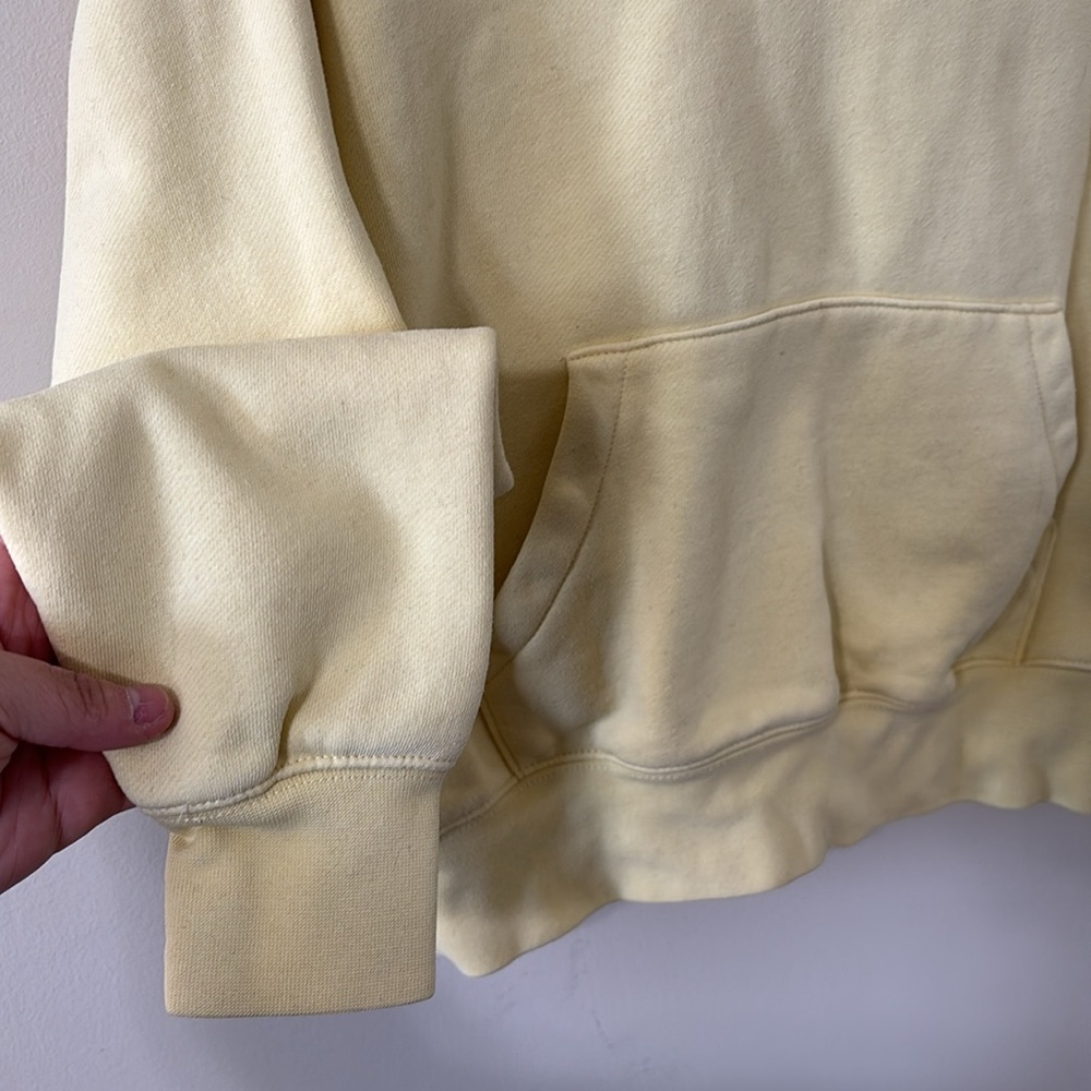Essentials Fear of God Kids Pull-Over Hoodie Lemonade Size M (8) - Picture 5 of 10